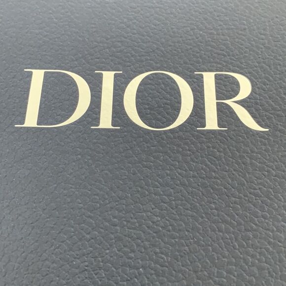 Christian Dior Textured Navy Gift Box with Tissue & Ribbon – 15.5” x 10.5” x 3” - Picture 6 of 10